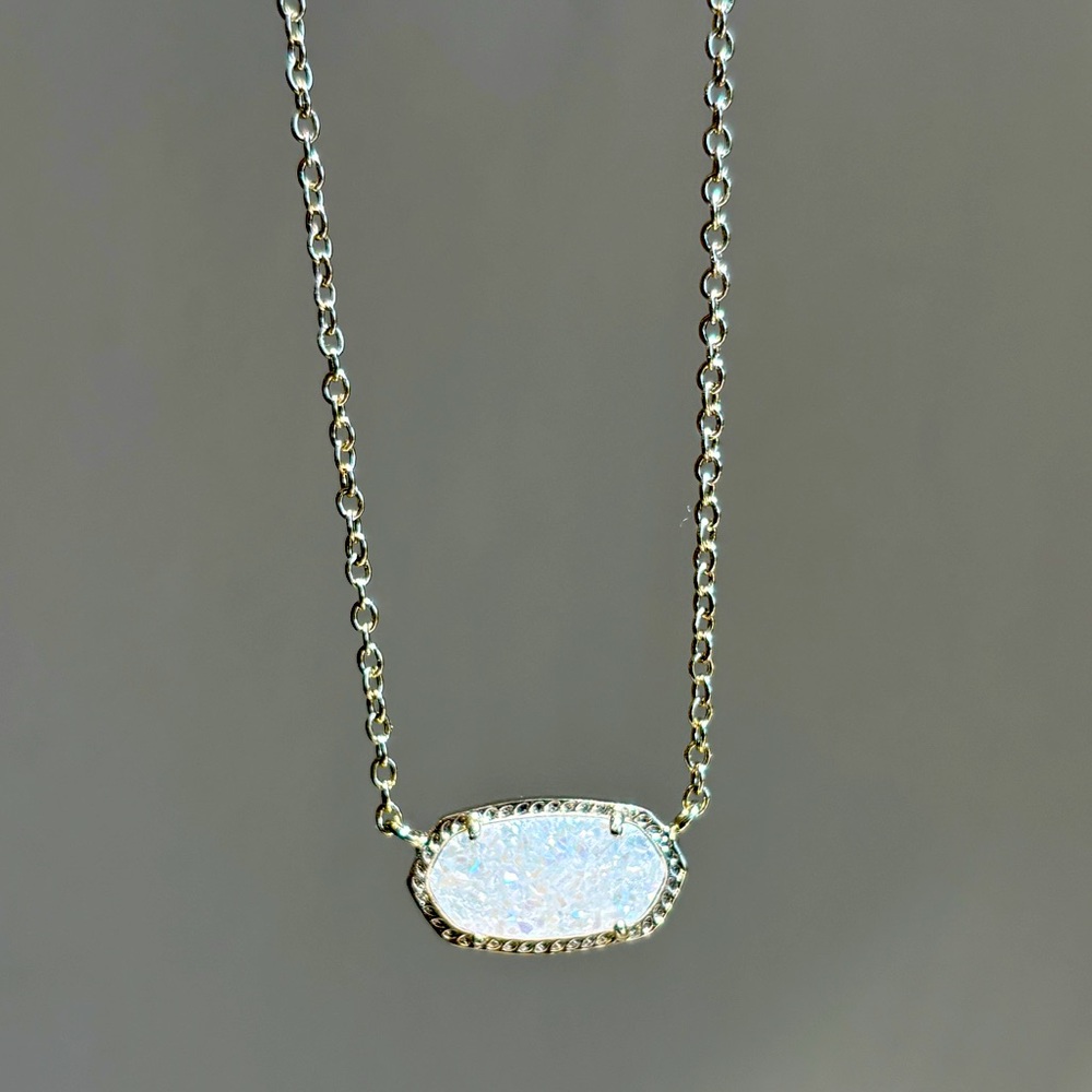 NWT Kendra Scott Elisa Silver Necklace